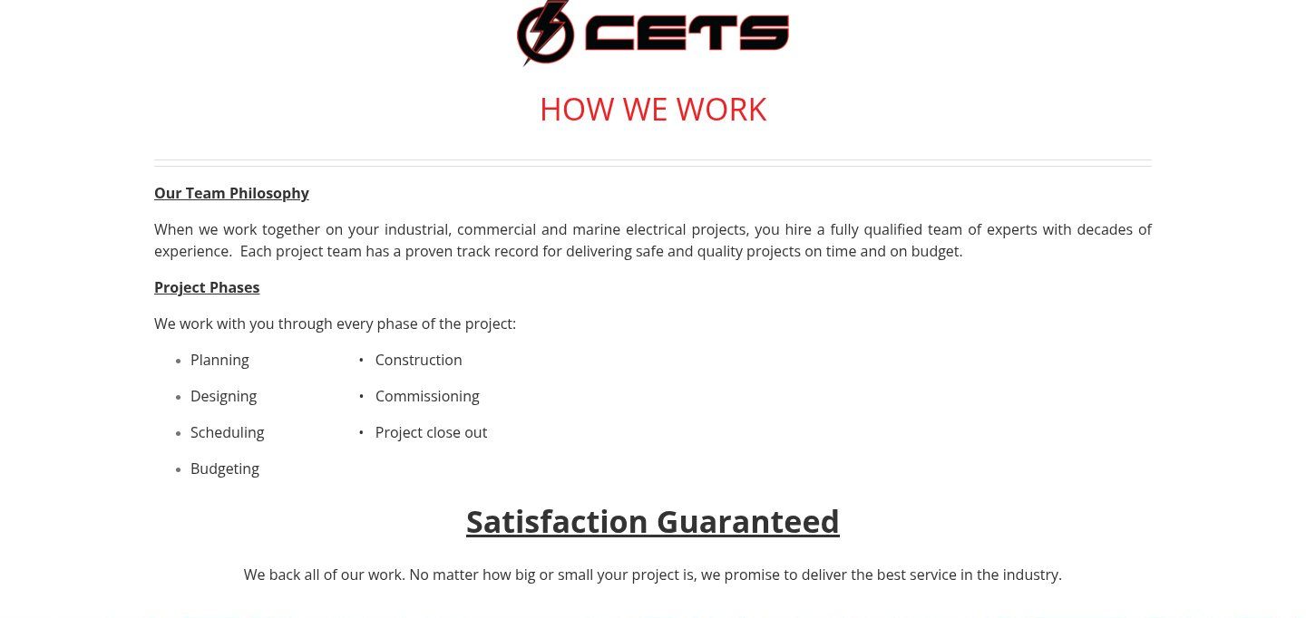 How we work