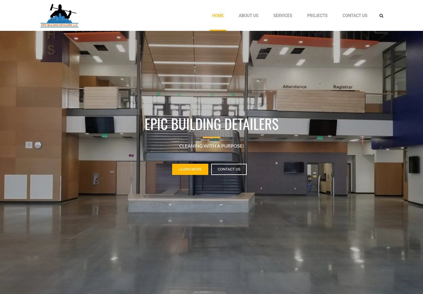Epic Building Detailers website