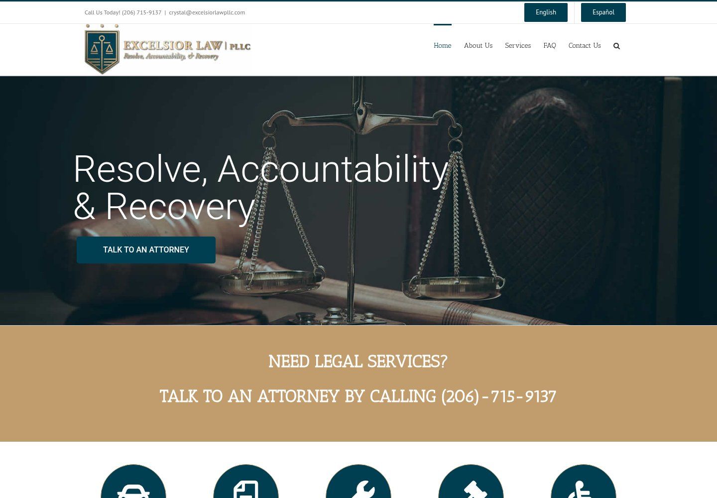 Excelsior Law website
