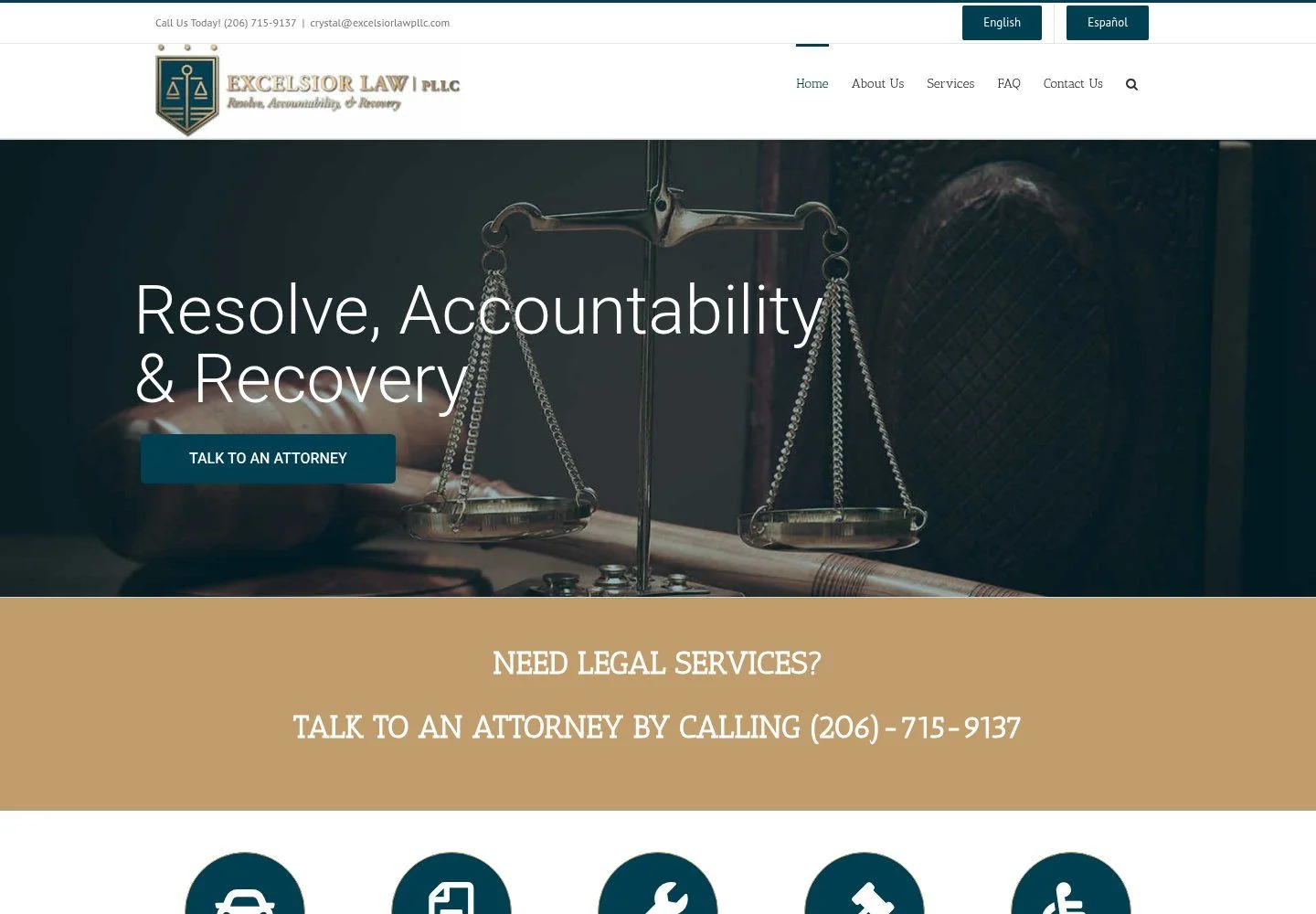 Excelsior Law website