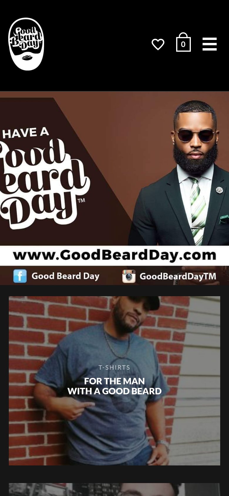 Good Beard Day on a phone