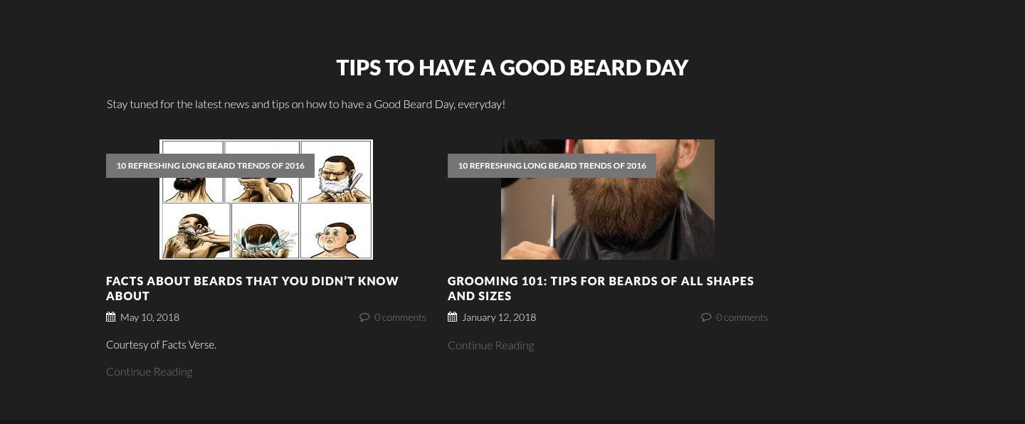Beard tips