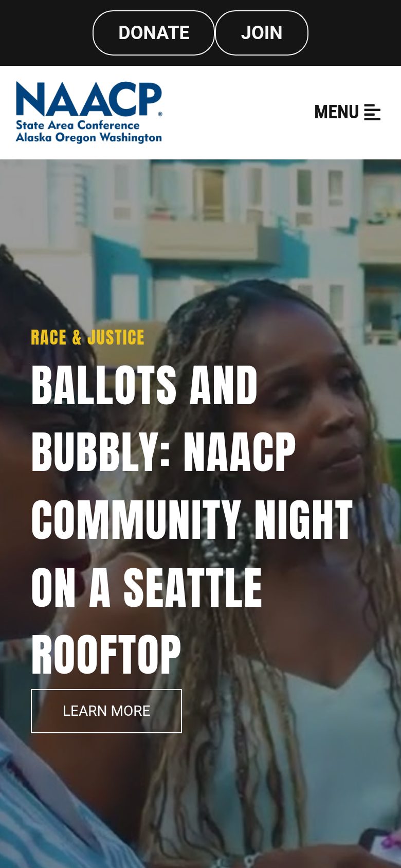NAACP AOWSAC on a phone