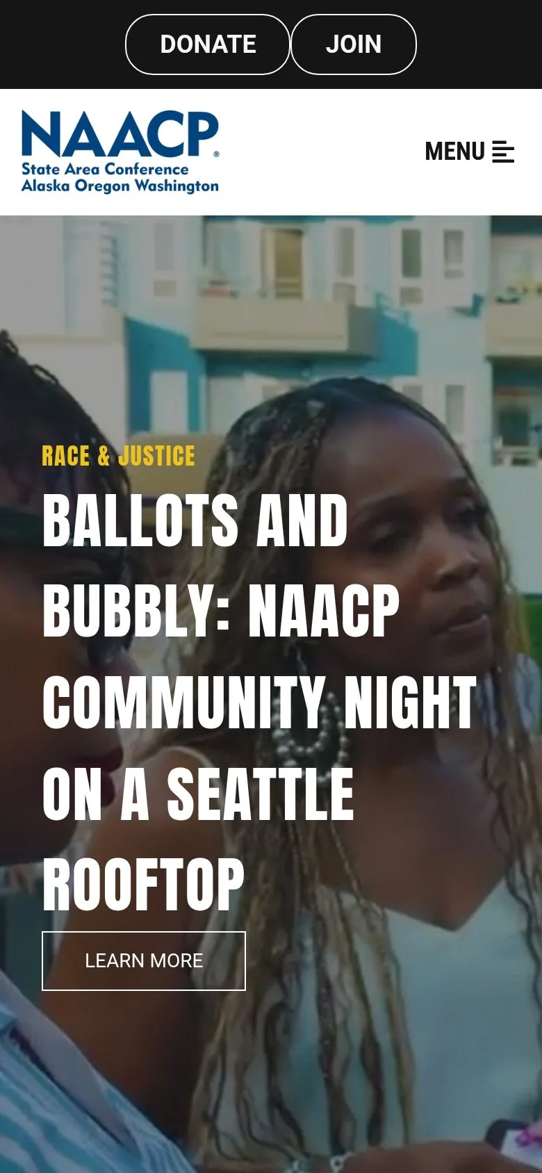 NAACP AOWSAC on a phone