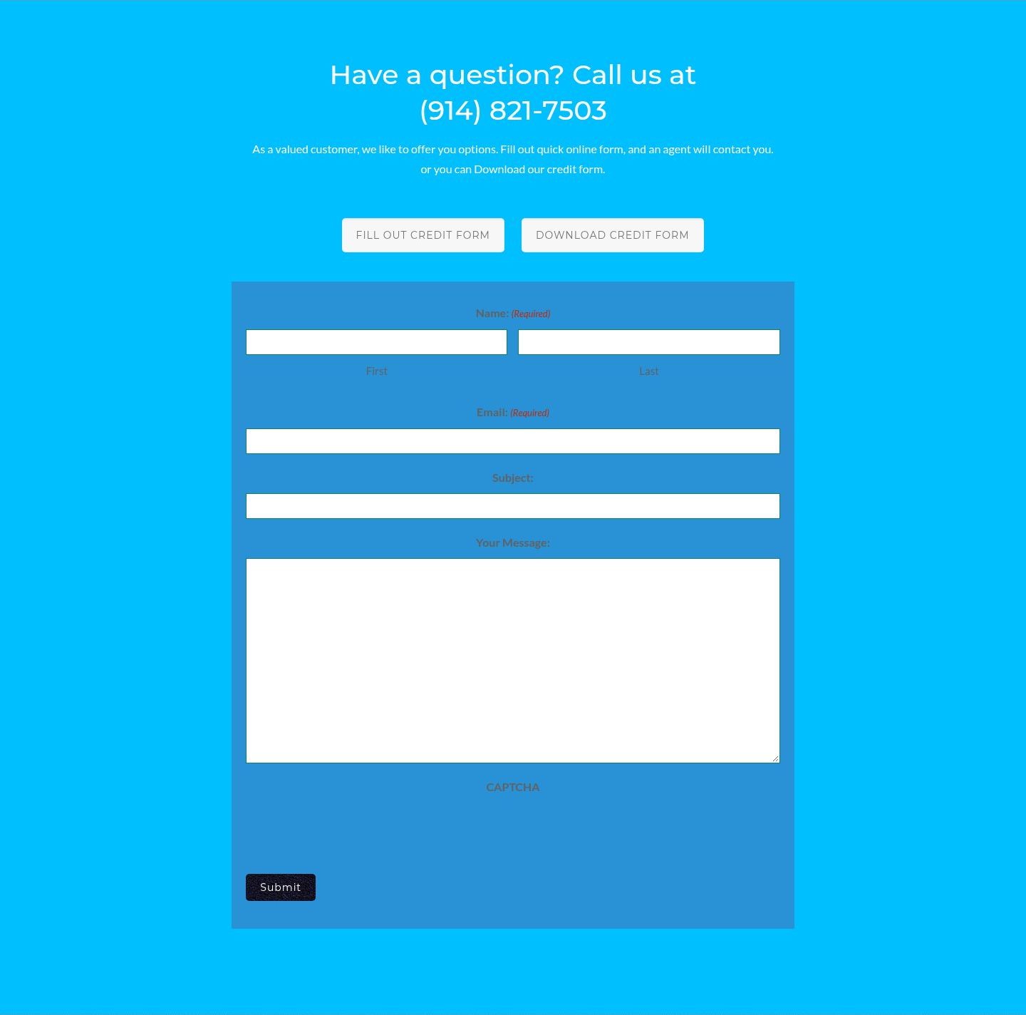 An intake form that does the first consultation