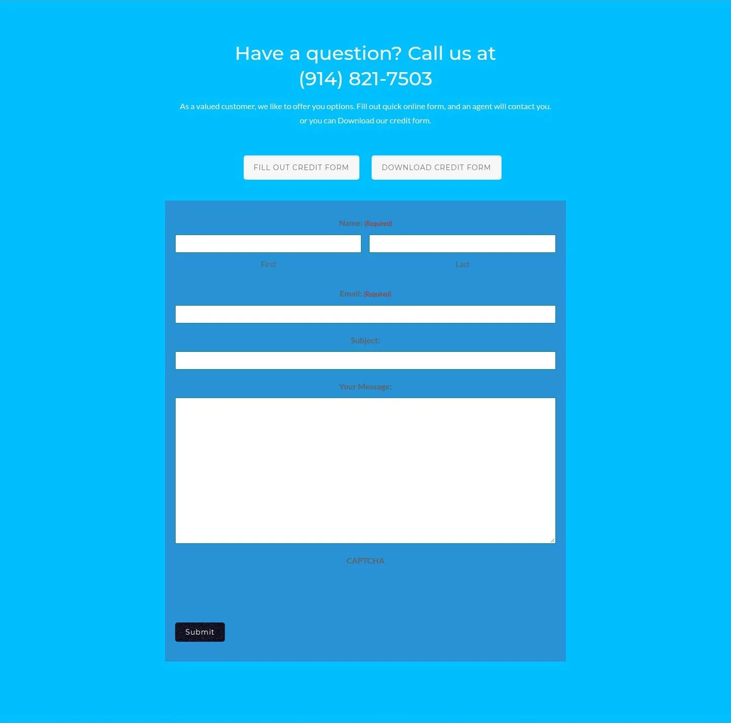 An intake form that does the first consultation