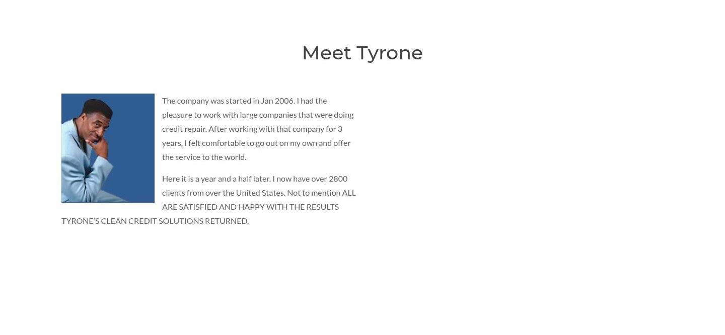 Meet Tyrone