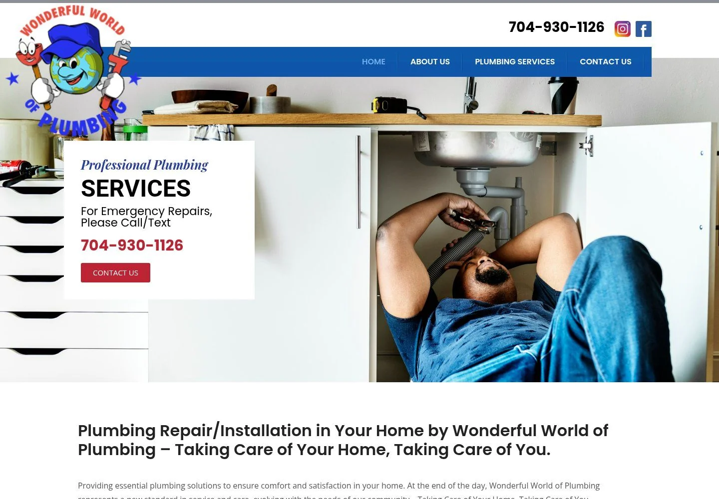 Wonderful World of Plumbing website